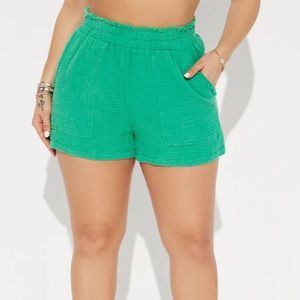 Fashion Nova Gauze Shorts